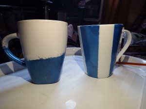 Boring white mugs transformed