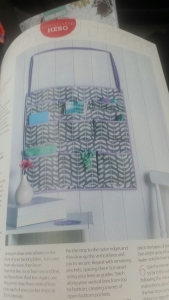 Inspiration for my needle organiser for the back of my door